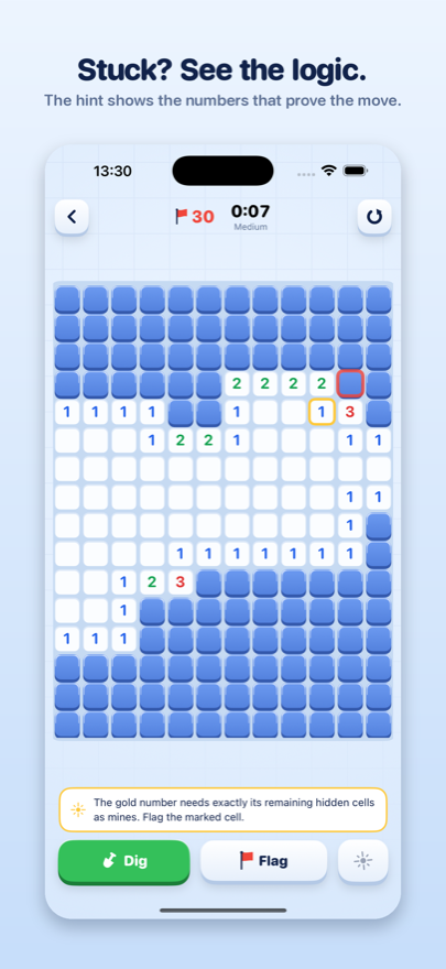 Mine Grid screenshot 2